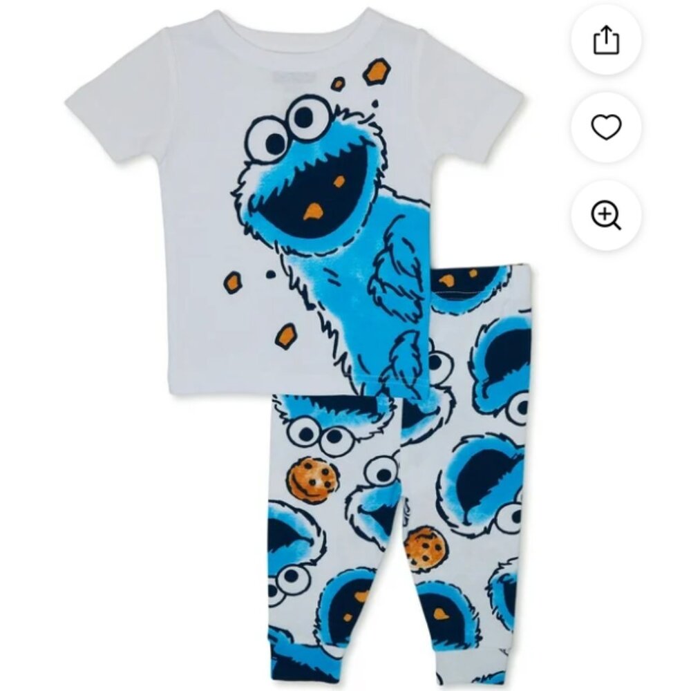 2T Wonder Nation Pajamas Sets + Sesame Street* PJ Set Bundle - Picture 2 of 4